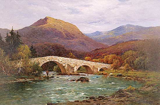 #23 ~ Breanski - Old Bridge of Dee, Invercauld, N.B.