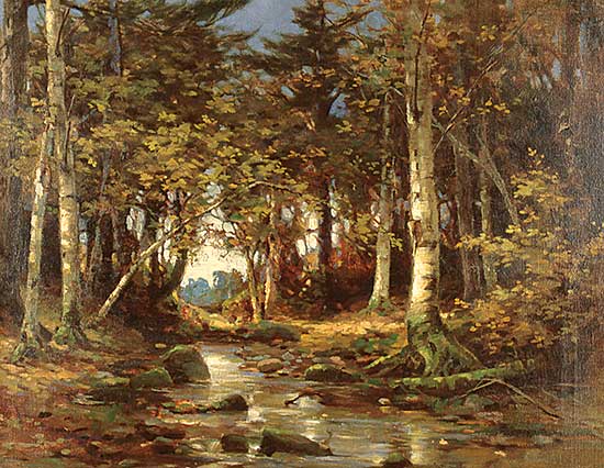 #42 ~ Cutts - Untitled - A Woodland Stream