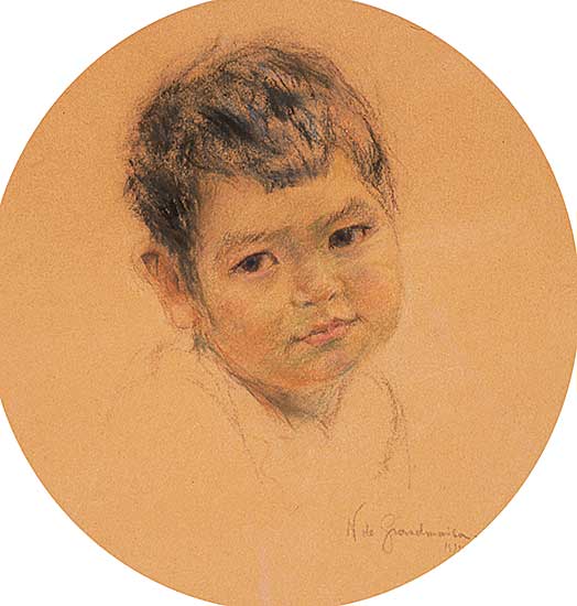 #44 ~ de Grandmaison - Indian Child, File Hills, Saskatchewan, 1931