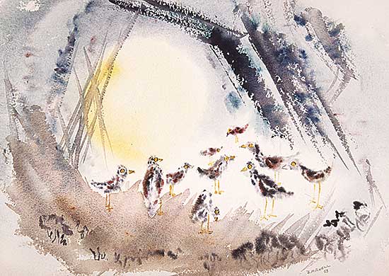 #109 ~ Mitchell - Untitled - Spring Birds