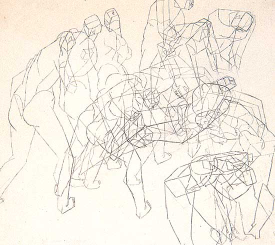 #111 ~ Munn - Untitled - Study for Deposition