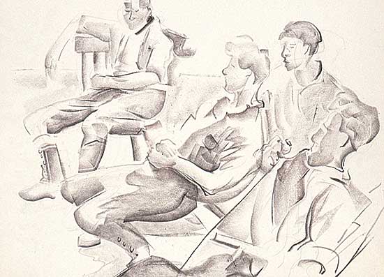 #116 ~ Pepper - Untitled - Workers Resting