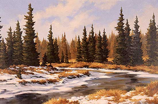 #172 ~ Wood - Drummond Creek Near Banff