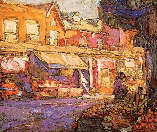 #425 ~ Besco - Morning in Kensington Mkt.