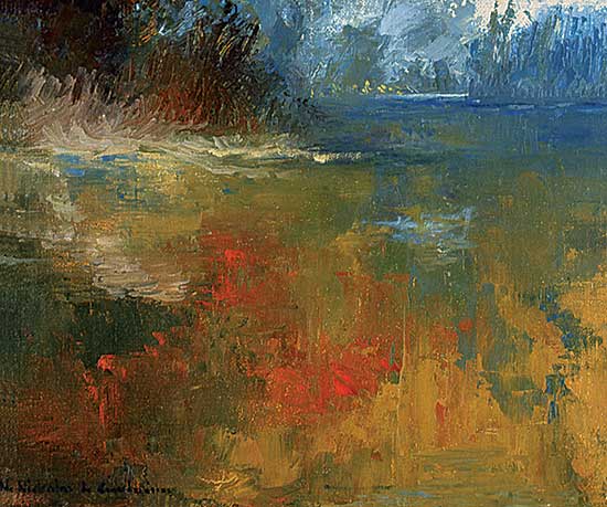 #445 ~ de Grandmaison - Evening, Okanagan Lake