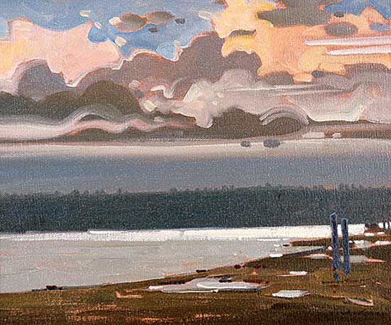 #464 ~ Genn - Across Mud Bay, Late Afternoon