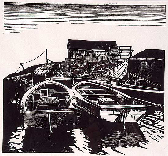 #484 ~ Hutchinson - Lake Fish Boats