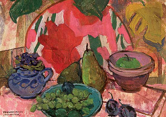 #490 ~ Johnston - Still Life with Fruit