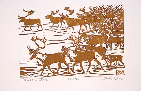 #490.3 ~ Kerr - Caribou Trek  #54/100