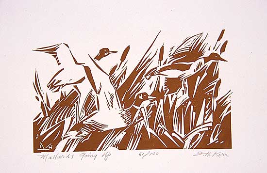 #490.5 ~ Kerr - Mallards Going Up  #61/100