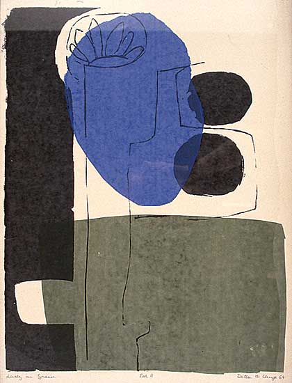 #493 ~ Lange - Lady in Green