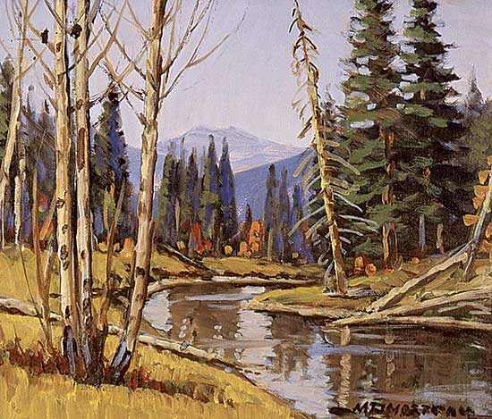 #495 ~ Lindstrom - Untitled - Forest Stream