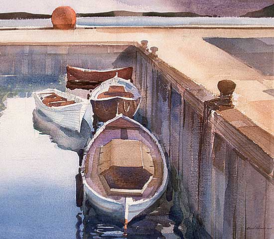 #530 ~ Palmer - Scottish Harbour at Bickil, Northern Scotland