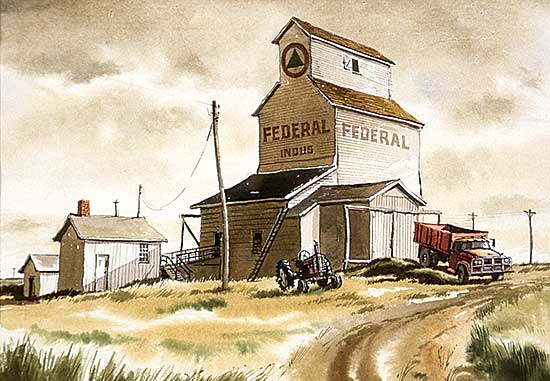 #538 ~ Ranshaw - Elevator at Indus