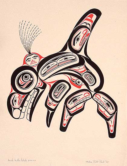#539 ~ Reid - Haida Killer Whale - Ska:na  #195/600