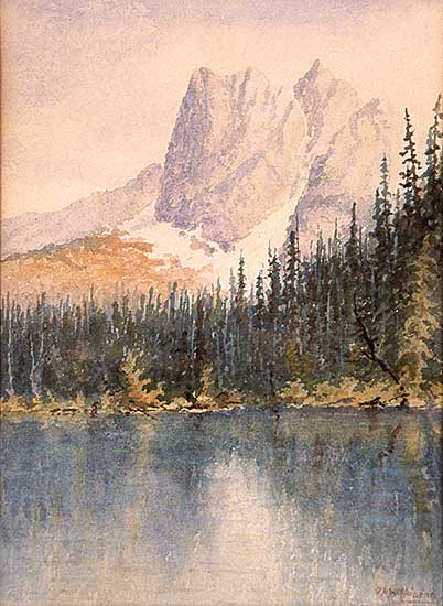 #587 ~ Wilkinson - Mount Burgess, Emerald Lake, B.C.