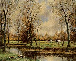 #473 ~ Hendriks - Untitled - Cattle by a River