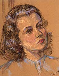 #577.2 ~ Warren - Untitled - Portrait of a Woman