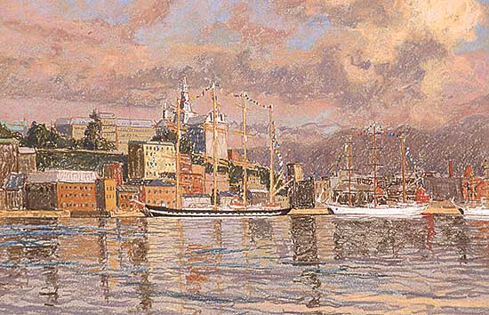 #25 ~ Champagne - Lever de Soleil sir Les Grands Voiliers [Ville de Quebec]