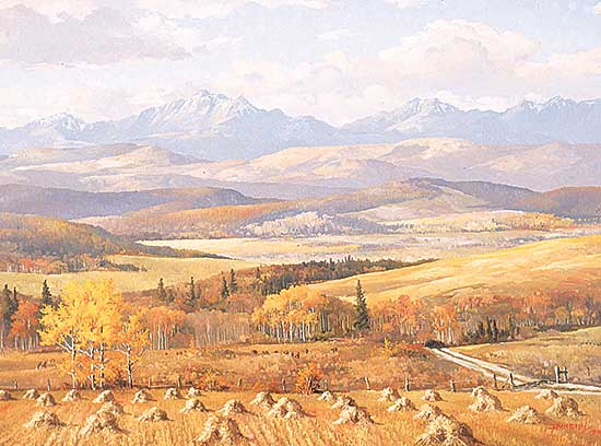 #32 ~ Crockford - The Rockies from Near Longview, Alta.