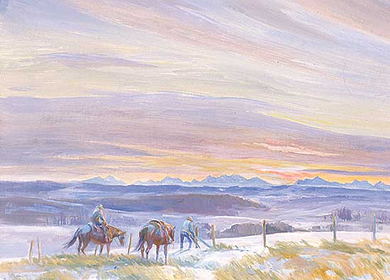 #41 ~ de Grandmaison - A Foothills Evening
