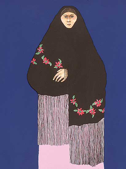 #67 ~ Gorman - Taos Pueblo Woman  #3/50