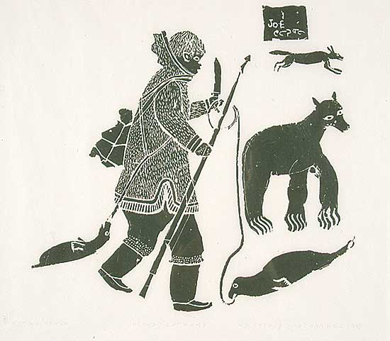 #77 ~ Nanogak - Two Boys Spear Fishing  #21/30