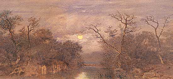 #79 ~ Jacobi - Untitled - Moonlit River Scene