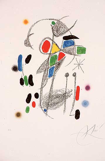 #116 ~ Miro - Untitled - Acrostique Suite  #H.C.