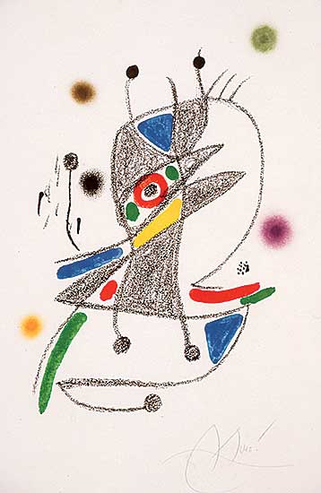 #117 ~ Miro - Untitled - Acrostique Suite  #H.C.