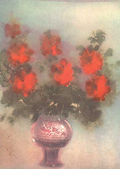 #121 ~ Moti - Untitled - Fleur Rouge  #7/120