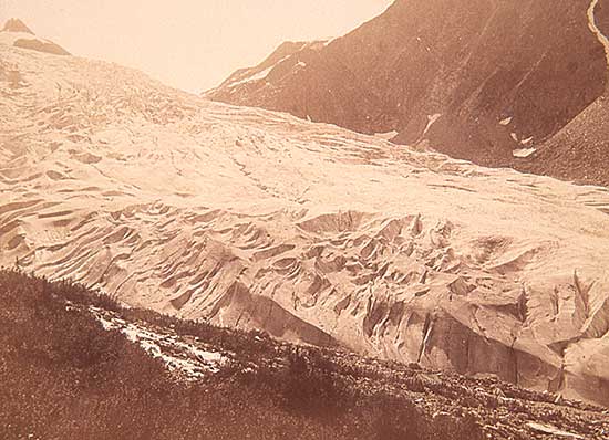 #132 ~ Notman - The Great Glacier on the Canadian Pacific Railway