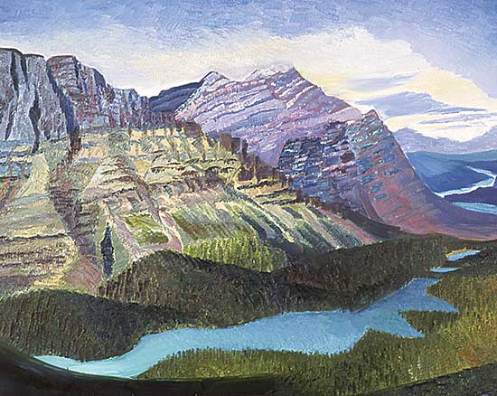 #150 ~ Pugh - Untitled - Mountains and River