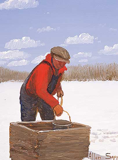 #159 ~ Sapp - Man Getting Water From Well