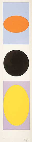 #423 ~ Agam - Untitled - Plate 3 [from Agam +-X9]  #50/180