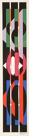 #425 ~ Agam - Untitled - Plate 6 [from Agam +-X9]  #50/180