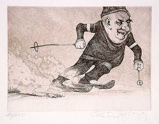 #465 ~ Bragg - Untitled - Skier  #44/250