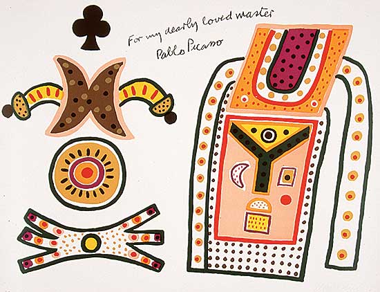 #520.1 ~ Davie - For My Dearly Loved Master, Pablo Picasso  #H.C.