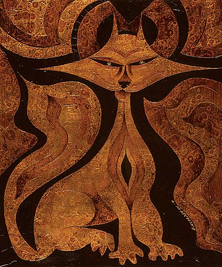 #623 ~ Maschino - Untitled - Cat with Mischief in Mind