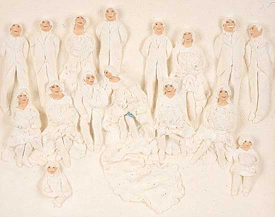 #23 ~ Davison - White Wedding circa 1928  #35/35