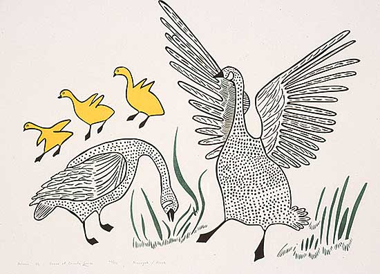 #58 ~ Nanogak - Brace of Canada Geese  #43/50