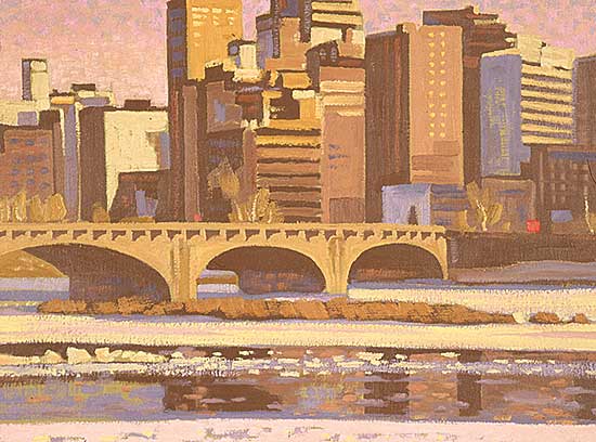 #69 ~ Kerr - Evening Light, Spring, Tenth Street Bridge