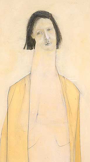 #112 ~ Pashak - Untitled - Woman in Yellow Shirt