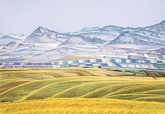 #137 ~ Serr - #19 Sky Over Blue Hills