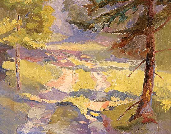 #25 ~ de Grandmaison - Untitled - Road through the Forest