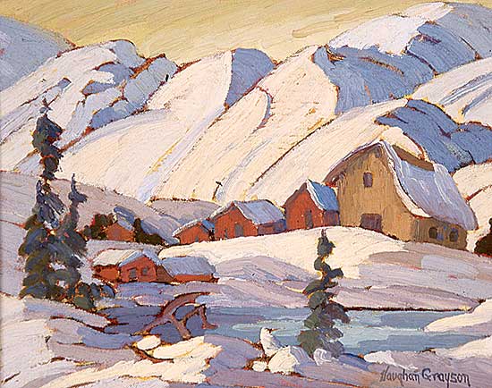 #40 ~ Grayson - Farm in Winter in Rockies [near Taft]