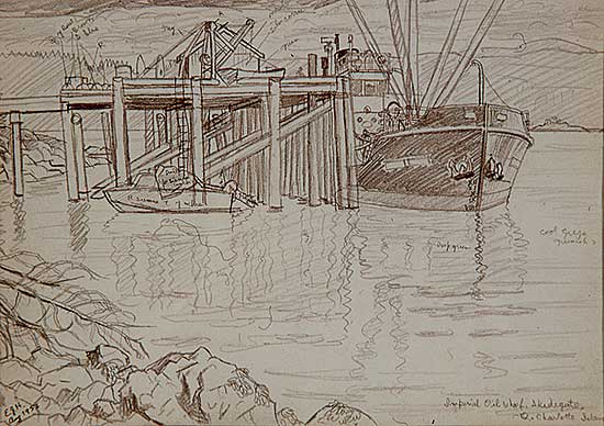 #48 ~ Hughes - Imperial Oil Wharf Skidegate, Q.C. Island