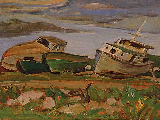 #51 ~ Jackson - Old Boats at Batchewana Point