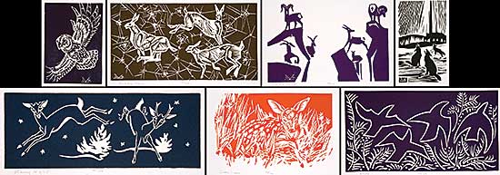 #65.1 ~ Kerr - Block Prints  #32/100