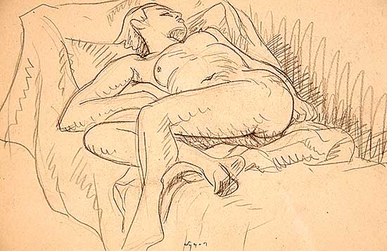 #77 ~ Lyman - Untitled - Reclining Nude
